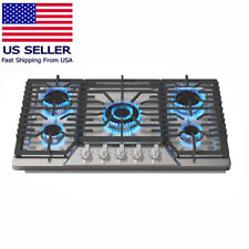Gas Cooktop 30/36 inch with 5 Sealed Burners in Stainless Steel, Built-in Stovet picture