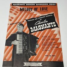 Charles Magnante Modern Accordion Series Melody Of Love Sheet Music picture
