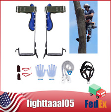 Tree Climbing Spike Tool Adjustable Set Pole Climbing Spurs Steel Climber Forest picture