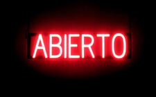 SpellBrite ABIERTO Sign | Neon Abierto Sign Look, LED Light | 25.2