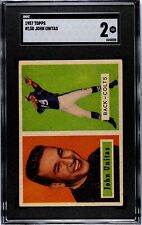 Topps Johnny Unitas #138 1957 Rookie SGC 2  HOF Perfect Centering & Eye Appeal picture