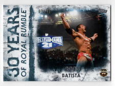 Batista 2018 Topps WWE Undisputed Parallel Card Blue #RR15 /25 picture