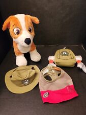 Build a Bear TRACKER Paw Patrol  Plush Dog with Shirt Backpack & Hat RETIRED picture