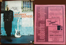 EARLY RARE BOTH SIGNED KENNY WAYNE SHEPHERD LEDBETTER HEIGHTS 95 POSTER & FLYER  picture