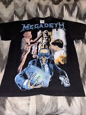 VTG Megadeth Countdown To Extinction Rust in Peace Rare Bootleg Shirt Large 90s picture
