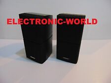 MINT LIKE N EW Pair of Bose Double Cube Speakers Lifestyle Acoustimass Black picture
