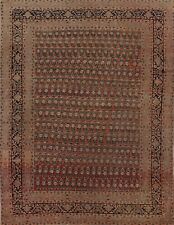 Pre-1900 Antique Vegetable Dye tebriz Haj Jalili Hand-knotted Wool Area Rug 4x6 picture