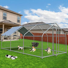 20x10ft Outdoor Pet Dog Run House Kennel Shade Cage Enclosure w/ Cover Playpen picture