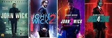 John Wick Complete Keanu Reeves Movies Series Chapter ALL 4 DVD 1 2 3 4 NEW SET picture