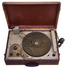 Rare Vtg Wilcox-Gay Portable Radio Recordette Turntable 8J10U Parts Or Repair  picture
