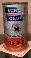 1936 UINTA CLUB OI IRTP FLAT TOP BEER CAN BECKER  EVANSTON WYOMING KEGLINED picture