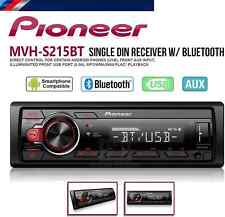 Pioneer MVH-S215BT Stereo Single DIN Bluetooth In-Dash USB MP3 Auxiliary AM/FM picture