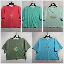 Vtg Fresh Produce Top Womans OS One Size Graphic Short Sleeve You Pick picture