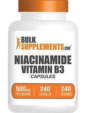 BulkSupplements Niacinamide (Vitamin B3) 240 Capsules - 500 mg Per Serving picture