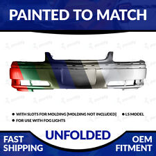 NEW Painted 2001-2005 Chevrolet Impala LS Unfolded Front Bumper W/ FL Holes picture