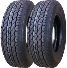 2PC New Free Country ST205/75D15 Trailer Tires 205 75 15 Bias 6PR F78-15 11021 picture