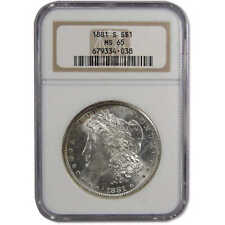 1881 S Morgan Dollar MS 65 NGC 90% Silver Uncirculated SKU:IPC7214 picture