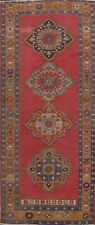 Red Semi-Antique Anatolian Oriental Turkish Runner Rug Hand-knotted 5x11 Carpet picture