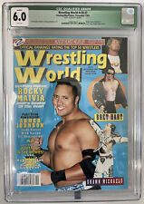 Wrestling World Vol 38 #3 Dec 1997 Dwayne Johnson The Rock Rookie Cover CGC 6 picture