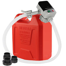 Battery Powered Fuel Transfer Pump w/Auto-Stop Extended Hose 2.4 GPM Universal picture