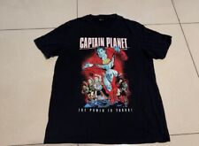 Captain Planet vintage Rare Tee Cartoon Network Tag Size L picture