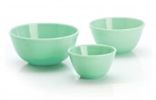 Mosser Glass USA Mixing Bowl Set of 3 Jadeite Green New picture