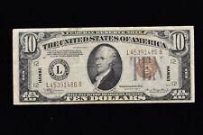 1934-A $10 HAWAII NOTE ✪ VF VERY FINE ✪ EMERGENCY ISSUE WWII BILL 486 ◢TRUSTED◣ picture