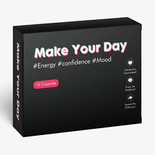 Make Your Day, Performance Enhancement, Mood, Energy Supplement, 10 Red Capsules picture