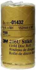 3M Stikit Gold Paper Disc Roll, 216U, 01432, 6 in, P500 grade, 175 Discs Per picture