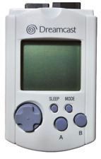 Official Sega Dreamcast White VMU Visual Memory Card NEW BATTERIES Tested Works picture