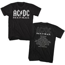 ACDC - Back In Black Album - Short Sleeve - Adult - T-Shirt picture