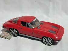 1989 Franklin Mint 1963 Chevy Corvette Stingray, Red, 1/24, w/ tags picture