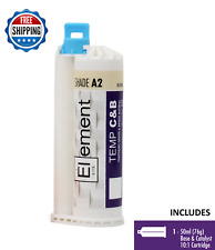 ELEMENT Temporary Crown and Bridge Material Cartridge 50ml (76g) Dental SHADE A2 picture