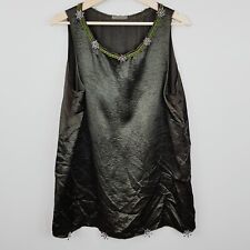 [ EASTON PEARSON ] Womens Sleeveless Embellished Beaded Top | Size L or AU 14 picture