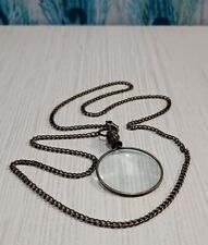 Magnifying Necklace Vintage Nautical Pocket Style Monocle Magnifier picture