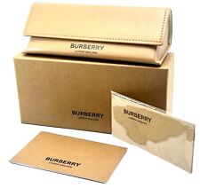 NEW BURBERRY AUTHENTIC CAMEL BROWN SOFT EYEGLASSES SUNGLASSES CASE CLOTH BOX picture