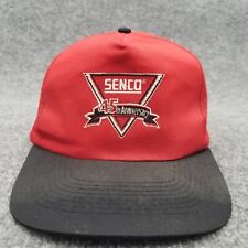 Vintage Senco Hat Cap Red Black Snap Back 45th Anniversary Tools 90s picture