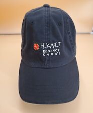 Vintage Hyatt Regency Kauai cap/hat Adjustable, Black, 100% cotton.  picture