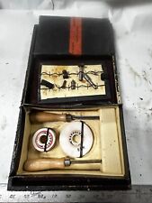 MACHINIST SbCs LATHE MILL Unimat Jewelers Lathe Vintage Grinding Chisel Etc Set picture