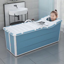Foldable Large Bathtub Portable Bath Tub Warm SPA Adult Child Household Soaking picture