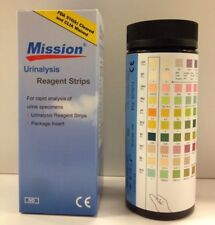 (10) Mission 10 Parameter Urinalysis Reagent Urine Test Strips 100ct. ea. picture