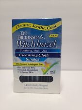 T.N. Dickinson's Witch Hazel 14 Individual Towelettes Cleansing Cloth Singles picture