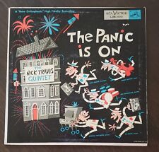NICK TRAVIS QUINTET-THE PANIC IS ON-DG RCA VICTOR MONO LP picture