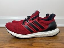 NEW Adidas Ultra Boost 4.0 Red Black EE3703 Sz 9 SHIP NOW picture