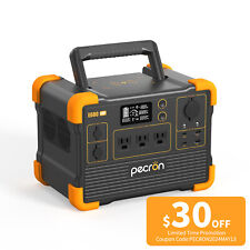 PECRON E600LFP 614Wh 1200W Portable Power Station Battery Backup Solar Generator picture