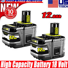 2PCS 12Ah For RYOBI 18V Battery 12Ah P108 High Capacity Lithium-ion Battery picture