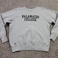 Vintage Kalamazoo College Sweatshirt Adult 3XL Gray Long Sl Crew Cotton Exchange picture