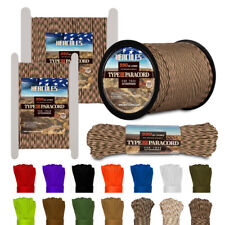 HERCULES Type III Paracord 550 Paracord Rope Parachute Cord 50- 1000' Reflective picture