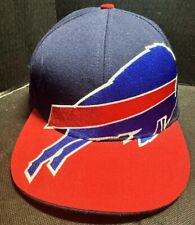 Buffalo Bills Big/Monster Logo NFL Fitted Cap/Hat Wool Blend Vintage Rare XXL-8 picture