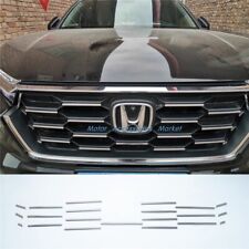 New Chrome Stainless Steel Front Grille Cover Trim For Honda CRV CR-V 2023 2024 picture